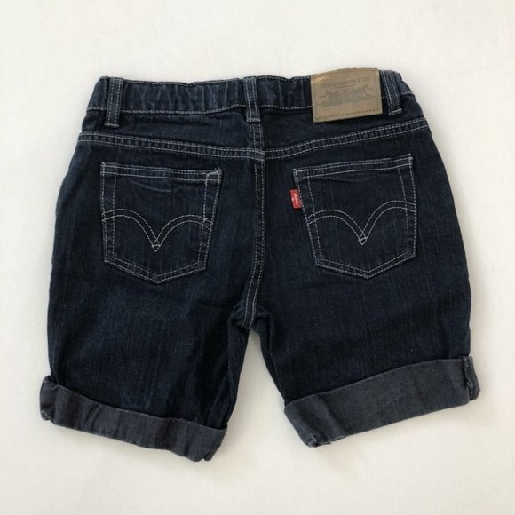 Levi's Shorts Kids 12 Blue Denim Bermuda Shorts Regular Fit Size 12 (24x6) - Picture 8 of 14